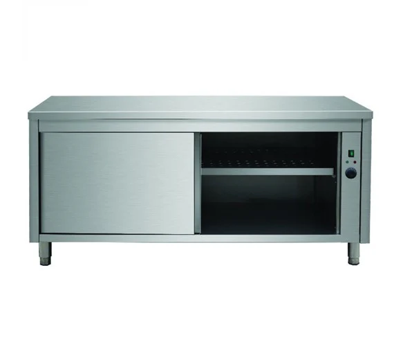 Quattro 1400mm Stainless Steel Heating Cabinet - Hot Cupboard - Plate Warmer